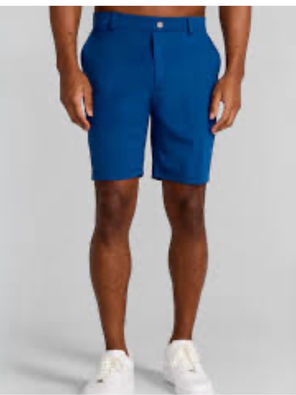 REDVANLY Pull-on Golf Hanover Shorts Mens M Athletic Comfort Quick Dry Blue